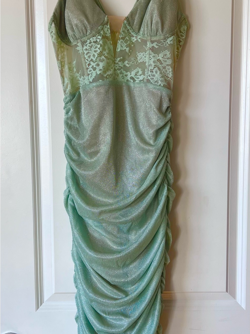 Michael Costello x Revolve Mint Dress Cocktail Evening Wedding Bridesmaid Dress